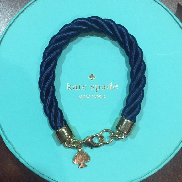 kate spade Jewelry - Brand New Kate Spade Navy/Gold Bracelet